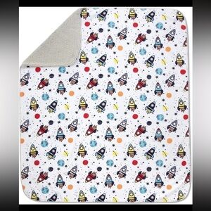 Infant space blanket and booties set 0-6 months